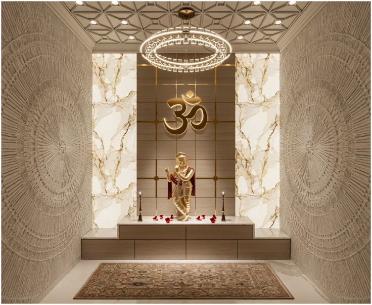 temple interior design